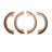 Dynamite Friction 1902-0811-00 Parking Brake Shoe - Rear