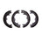 Dynamite Friction 1902-0844-00 Parking Brake Shoe - Rear