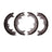 Dynamite Friction 1902-0850-00 Parking Brake Shoe - Rear