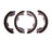 Dynamite Friction 1902-0854-00 Parking Brake Shoe - Rear