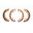 Dynamite Friction 1902-0858-00 Parking Brake Shoe - Rear