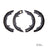 Dynamite Friction 1902-0886-10 Parking Brake Shoe - Rear