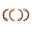 Dynamite Friction 1902-0916-00 Parking Brake Shoe - Rear
