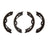 Dynamite Friction 1902-0975-00 Parking Brake Shoe - Rear