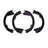 Dynamite Friction 1902-1087-00 Parking Brake Shoe - Rear