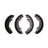 Dynamite Friction 1903-0714-00 Drum Brake Shoe - Rear