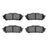 R1 Concepts 2115-1004-00 Disc Brake Pad Set - Rear