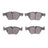 R1 Concepts 2115-1061-10 Disc Brake Pad Set - Front