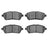 R1 Concepts 2115-1454-00 Disc Brake Pad Set - Front