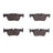 R1 Concepts 2115-1613-00 Disc Brake Pad Set - Rear