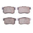 R1 Concepts 2310-1086-00 Disc Brake Pad Set - Rear