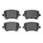 R1 Concepts 2310-1108-00 Disc Brake Pad Set - Rear