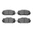 R1 Concepts 2310-1184-10 Disc Brake Pad Set - Front