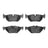 R1 Concepts 2310-1267-00 Disc Brake Pad Set - Rear