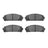 R1 Concepts 2310-1324-00 Disc Brake Pad Set - Front
