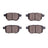 R1 Concepts 2310-1423-00 Disc Brake Pad Set - Rear
