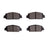 R1 Concepts 2310-1654-00 Disc Brake Pad Set - Front