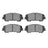 R1 Concepts 2310-1737-00 Disc Brake Pad Set - Front