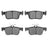 R1 Concepts 2310-1878-00 Disc Brake Pad Set - Rear