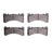 R1 Concepts 2310-1910-00 Disc Brake Pad Set - Front