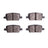 R1 Concepts 2310-1914-00 Disc Brake Pad Set - Rear