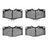 R1 Concepts 2400-0410-00 Disc Brake Pad Set - Front