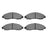 R1 Concepts 2400-1039-00 Disc Brake Pad Set - Front