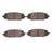 R1 Concepts 2400-2186-00 Disc Brake Pad Set - Rear