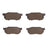 R1 Concepts 2551-0256-00 Disc Brake Pad Set - Front