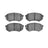 R1 Concepts 2551-0433-00 Disc Brake Pad Set - Front