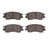 R1 Concepts 2551-0476-00 Disc Brake Pad Set - Front