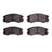 R1 Concepts 2551-0579-00 Disc Brake Pad Set - Front