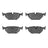 R1 Concepts 2551-0692-10 Disc Brake Pad Set - Rear