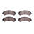 R1 Concepts 2551-0726-00 Disc Brake Pad Set - Front