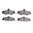 R1 Concepts 2551-0750-00 Disc Brake Pad Set - Rear