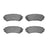 R1 Concepts 2551-0773-00 Disc Brake Pad Set - Rear