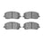 R1 Concepts 2551-0884-00 Disc Brake Pad Set - Front