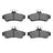R1 Concepts 2551-1048-10 Disc Brake Pad Set - Rear