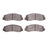 R1 Concepts 2551-1069-00 Disc Brake Pad Set - Front