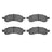 R1 Concepts 2551-1169-10 Disc Brake Pad Set - Front