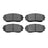 R1 Concepts 2551-1258-00 Disc Brake Pad Set - Front