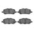 R1 Concepts 2551-1402-00 Disc Brake Pad Set - Rear