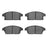 R1 Concepts 2551-1467-00 Disc Brake Pad Set - Front
