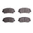 R1 Concepts 2551-1640-00 Disc Brake Pad Set - Front