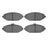 R1 Concepts 2551-1794-00 Disc Brake Pad Set - Front