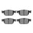 R1 Concepts 2551-1865-00 Disc Brake Pad Set - Front