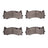 R1 Concepts 2551-1873-00 Disc Brake Pad Set - Front