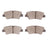 R1 Concepts 2551-2098-00 Disc Brake Pad Set - Rear