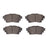 R1 Concepts 2551-2183-00 Disc Brake Pad Set - Rear