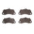 R1 Concepts 2551-2192-00 Disc Brake Pad Set - Front